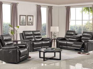 HR050 G (G12) Husky Jetson Reclining Sofa Set Gray