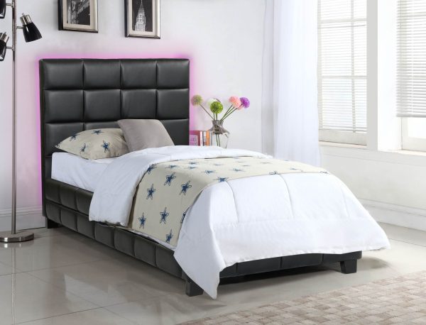 Amelia Single Bed - 8002 -Husky-Furniture- Single - Double -Queen- King-Black-2