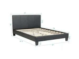 Value Bed 8079-Husky-Furniture- single,twin Double,full- Black-4