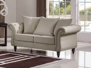HD1769 -Tessa Loveseat- Sand-K06.Fabric .Husky Designer Furniture