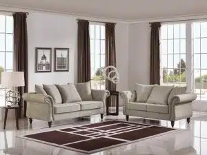 HD1769 -Tessa- Sand-K06.Fabric .Husky Designer Furniture.Sofa and loveseat