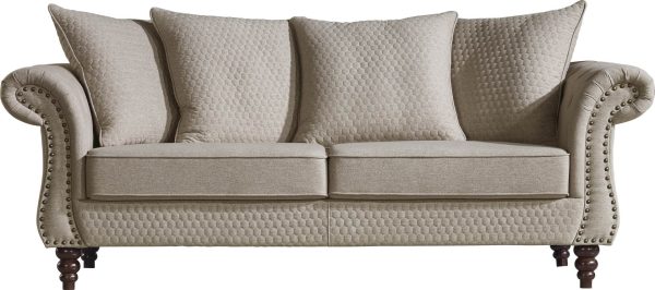 HD1769 -Tessa- Sand-K06.Fabric .Husky Designer Furniture.Sofa