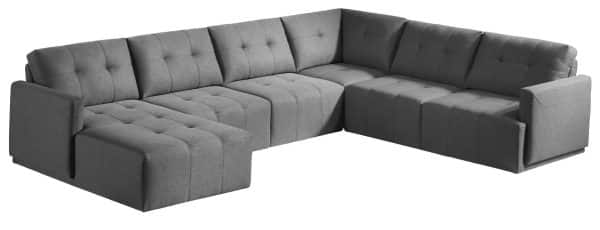 HD1800 - Leggo - sectional sofa LHS-Grey.Husky Designer Furniture-3