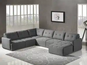 HD1800 - Leggo - sectional sofa RHS-Grey.Husky Designer Furniture