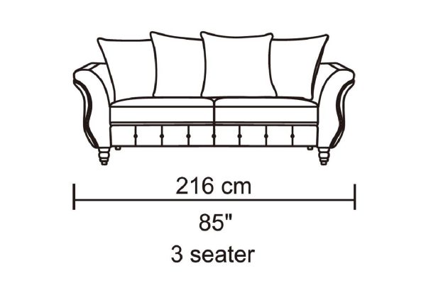 HD1811 -Jesse- Taupe-K25.Fabric .Husky Designer Furniture.Sofa