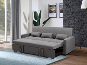 HS1009- Charcoal - Husky Furniture Transformer - convertible Sofa Bed - Sofa 1