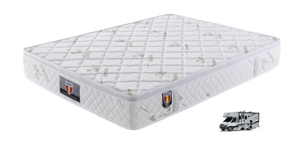 RV QUEEN Kingdom BAMBOO mattress five star comfort Pockect coil euro pillow top