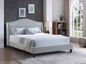 Queen-Twilight Bed-013-Husky Platform bed Queen and-Grey